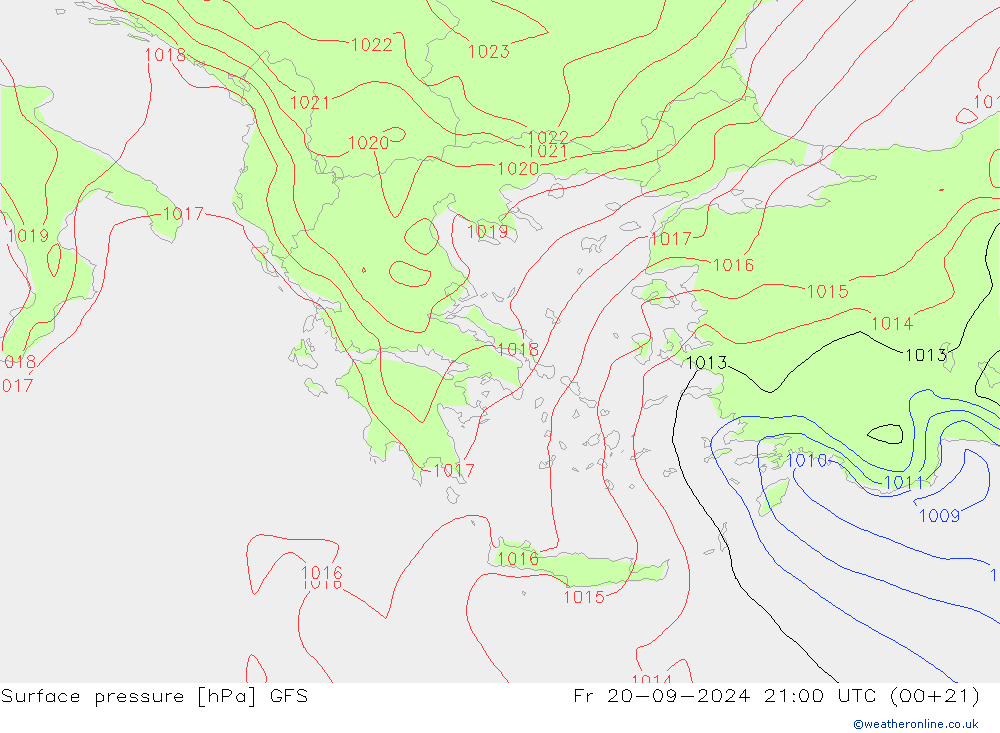      GFS  20.09.2024 21 UTC