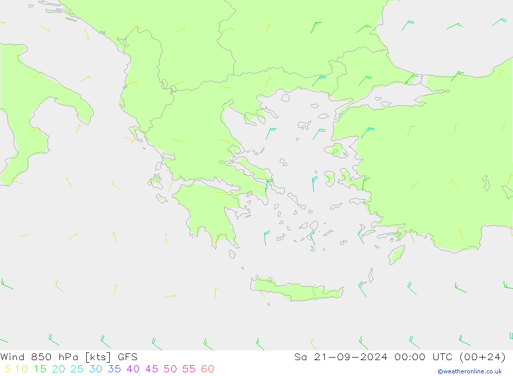  850 hPa GFS  21.09.2024 00 UTC