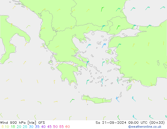  900 hPa GFS  21.09.2024 09 UTC