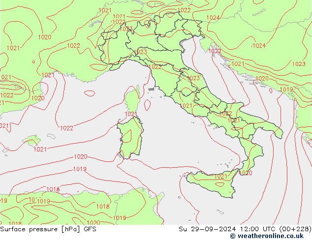      GFS  29.09.2024 12 UTC