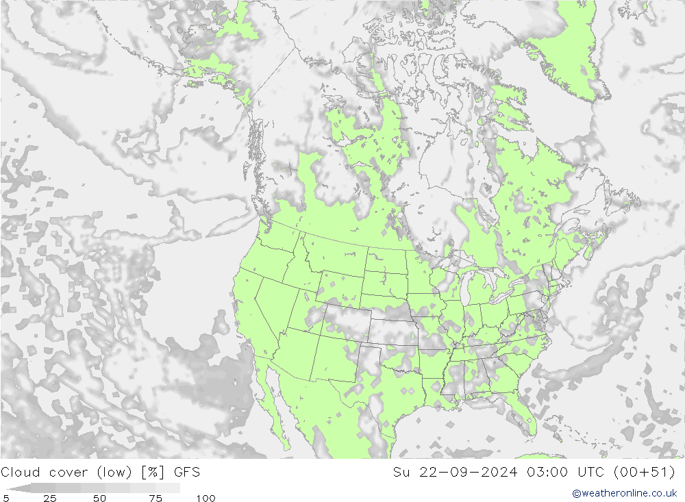 Wolken (tief) GFS So 22.09.2024 03 UTC