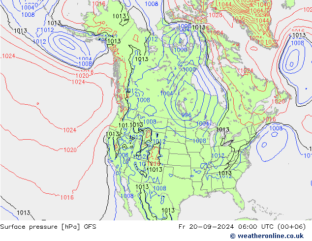 GFS: Fr 20.09.2024 06 UTC