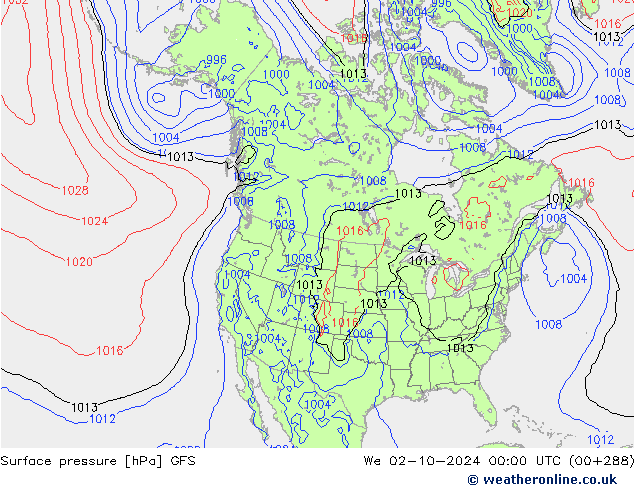 GFS: St 02.10.2024 00 UTC