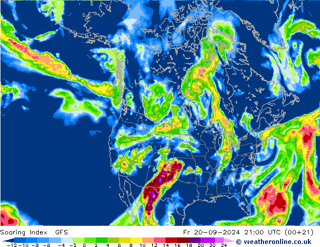 Soaring Index GFS  20.09.2024 21 UTC