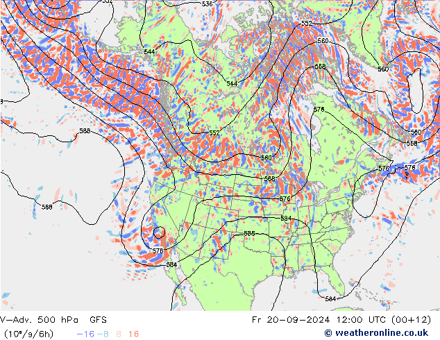 V-Adv. 500 hPa GFS pt. 20.09.2024 12 UTC