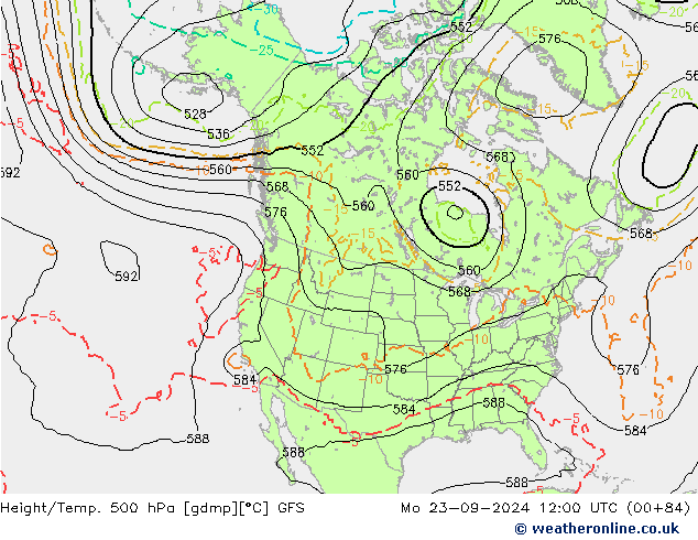 GFS: Mo 23.09.2024 12 UTC