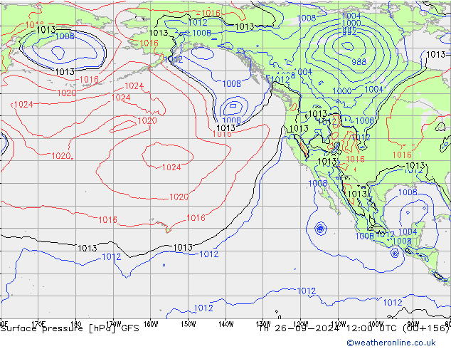 GFS: Qui 26.09.2024 12 UTC