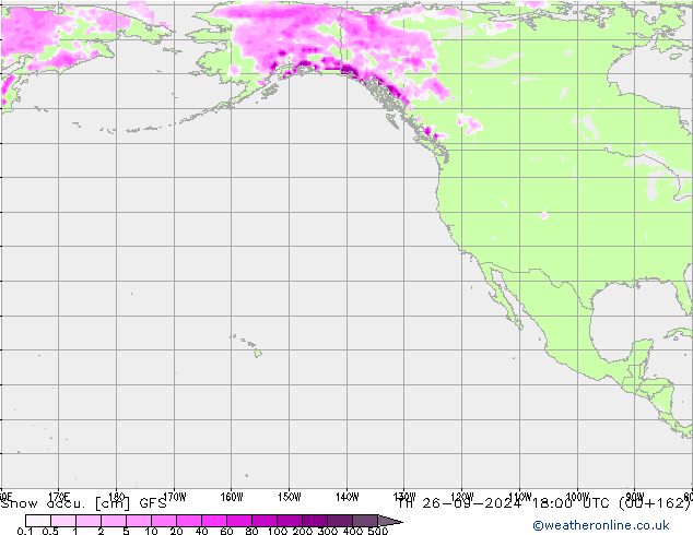 Schneemenge GFS Do 26.09.2024 18 UTC