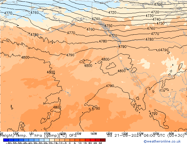 Height/Temp. 1 hPa GFS  21.09.2024 06 UTC