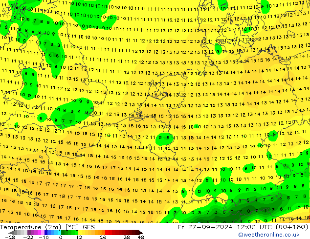 GFS: Cu 27.09.2024 12 UTC