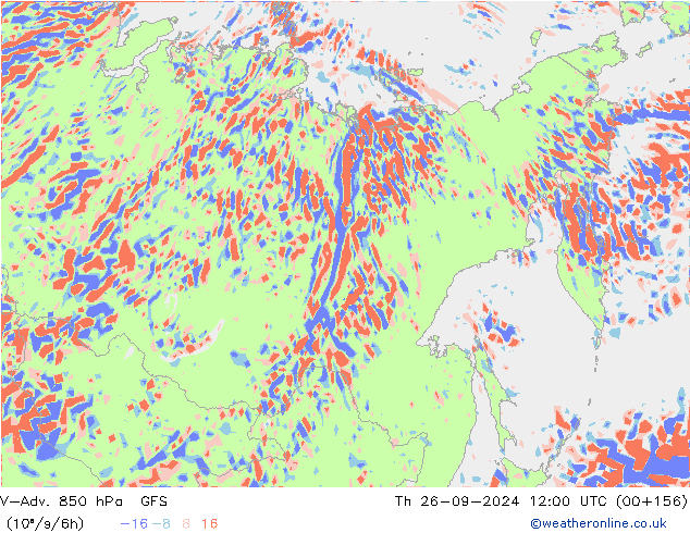 V-Adv. 850 hPa GFS Settembre 2024