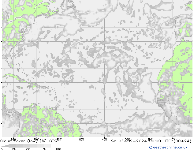 nízká oblaka GFS So 21.09.2024 00 UTC