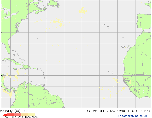 visibilidade GFS Dom 22.09.2024 18 UTC