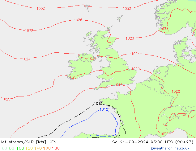 Polarjet/Bodendruck GFS Sa 21.09.2024 03 UTC