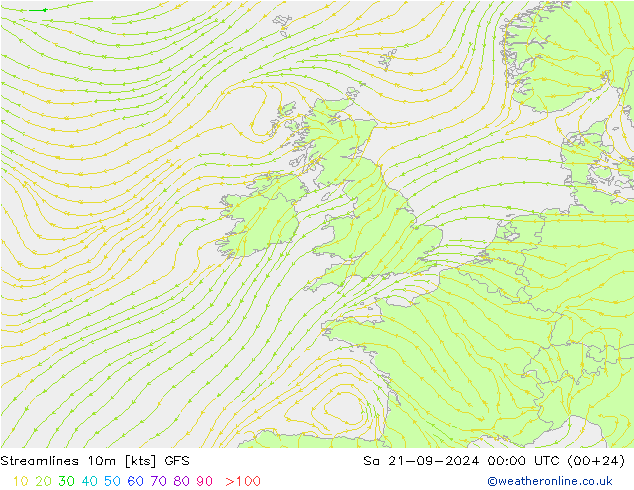 ветер 10m GFS сб 21.09.2024 00 UTC