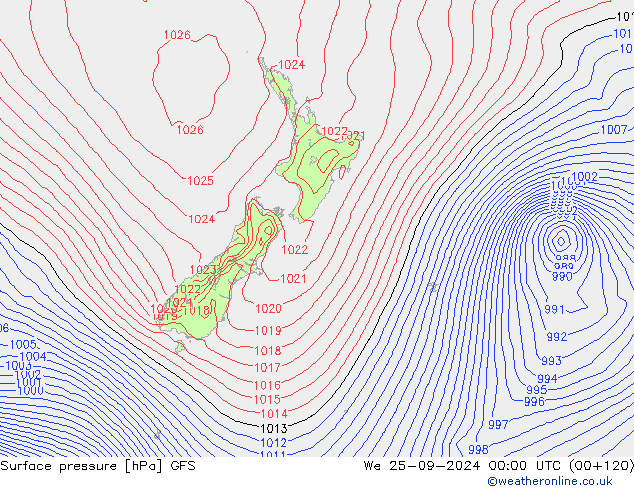 GFS:  25.09.2024 00 UTC