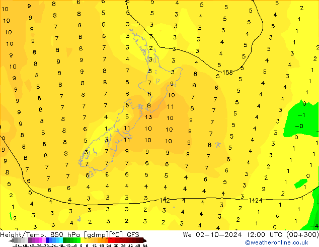 GFS: wo 02.10.2024 12 UTC