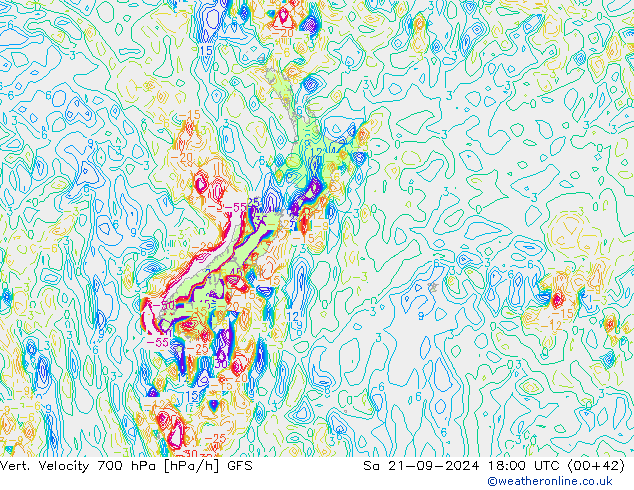 Vert. Velocity 700 hPa GFS So 21.09.2024 18 UTC