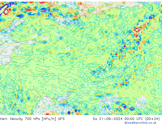 Vert. Velocity 700 hPa GFS  2024