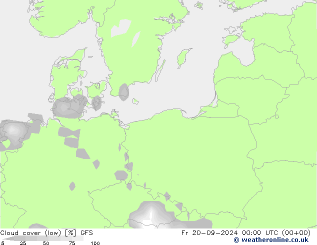 Nubes bajas GFS septiembre 2024