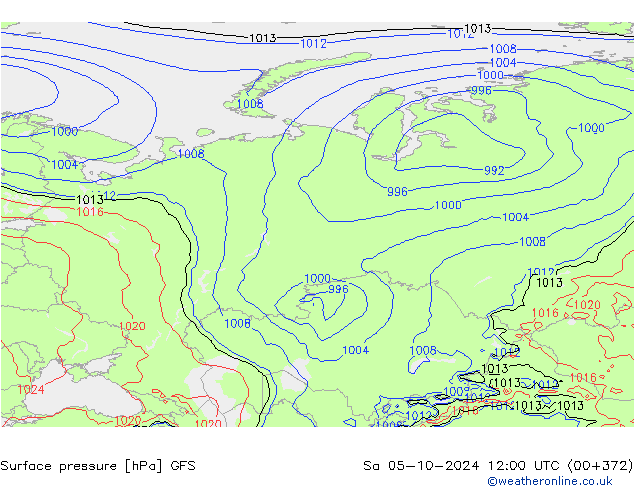 GFS: Cts 05.10.2024 12 UTC