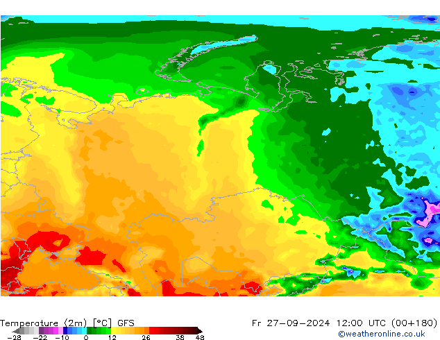 GFS: пт 27.09.2024 12 UTC