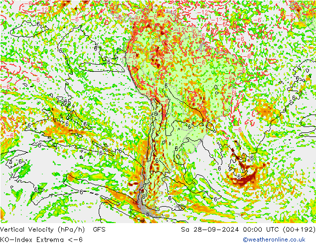 Convection-Index GFS September 2024