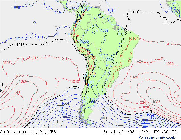 GFS: Sa 21.09.2024 12 UTC