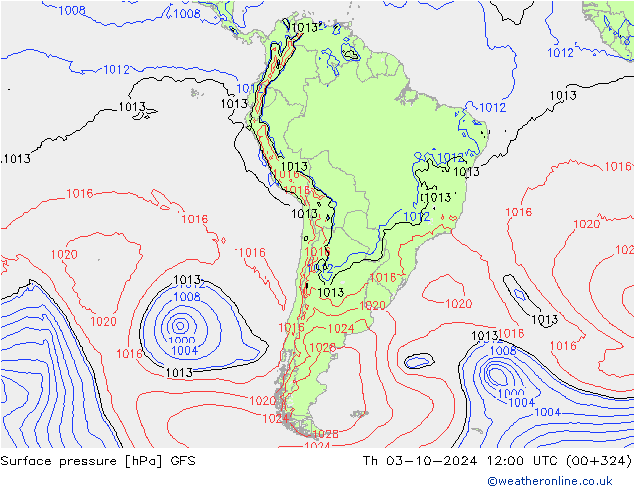 GFS: Th 03.10.2024 12 UTC