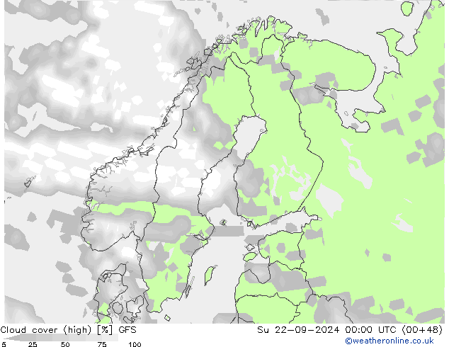 nuvens (high) GFS Dom 22.09.2024 00 UTC