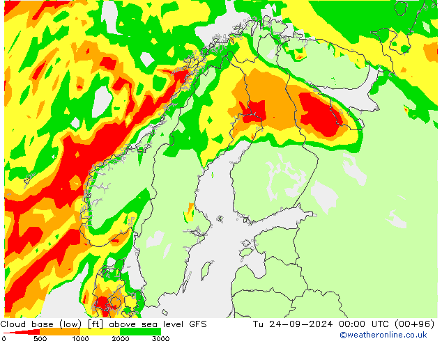 Cloud base (low) GFS mar 24.09.2024 00 UTC