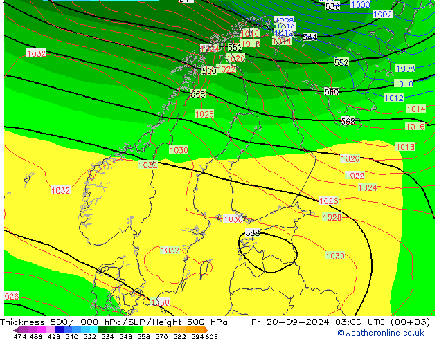 Thck 500-1000hPa GFS Pá 20.09.2024 03 UTC