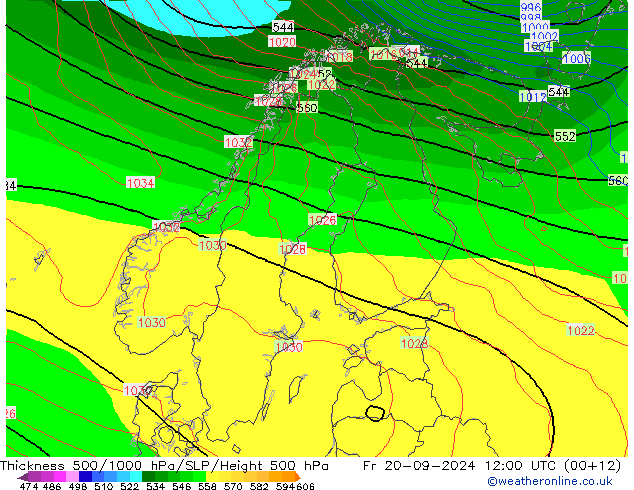 Thck 500-1000hPa GFS Pá 20.09.2024 12 UTC