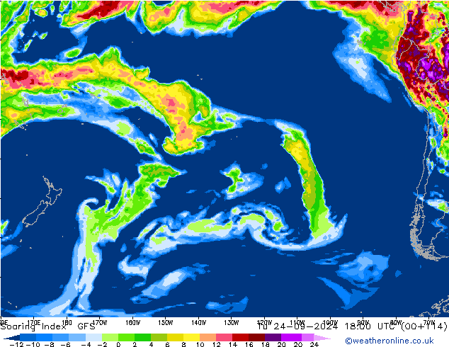 Soaring Index GFS  24.09.2024 18 UTC