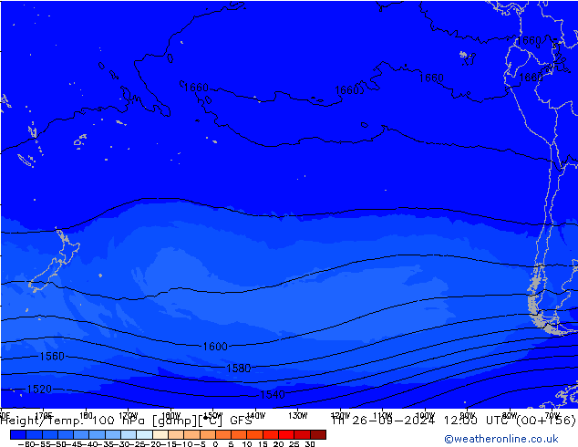 Height/Temp. 100 hPa GFS Th 26.09.2024 12 UTC