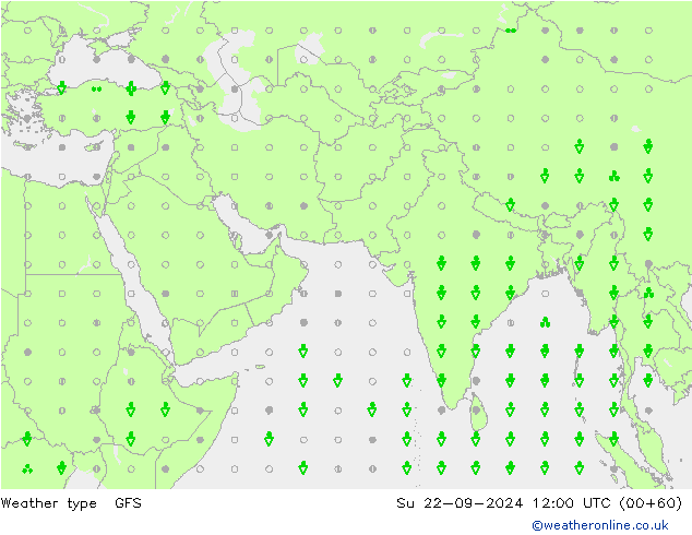 Modellwetter GFS So 22.09.2024 12 UTC