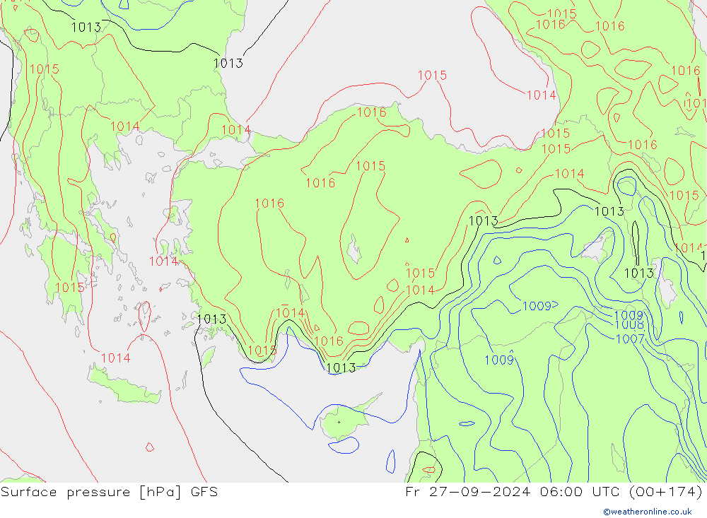 GFS: Fr 27.09.2024 06 UTC