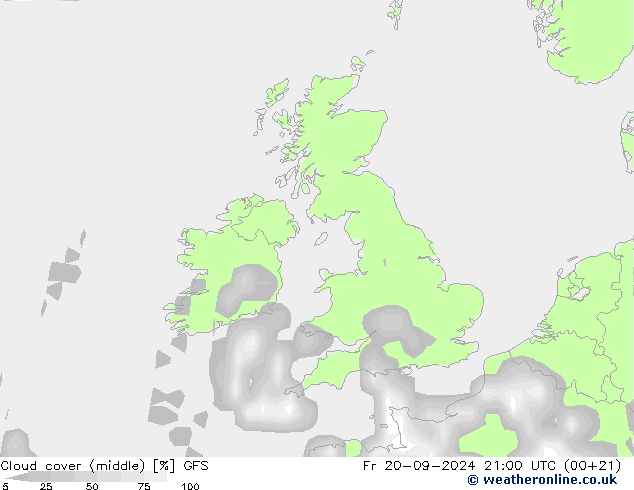 Nubes medias GFS vie 20.09.2024 21 UTC