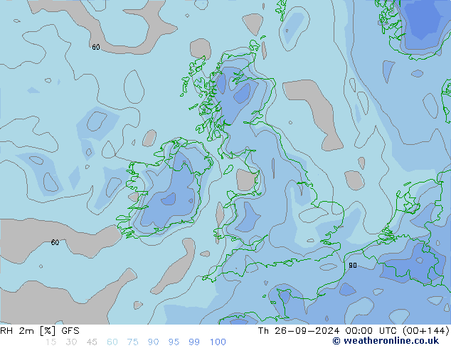 RV 2m GFS do 26.09.2024 00 UTC