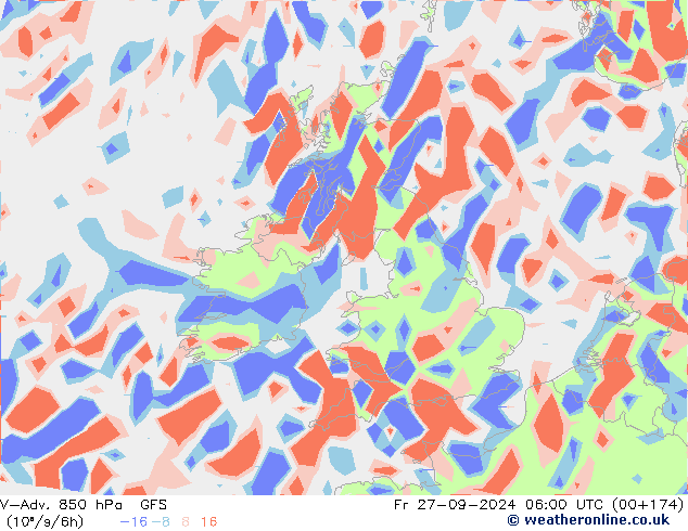 V-Adv. 850 hPa GFS Cu 27.09.2024 06 UTC