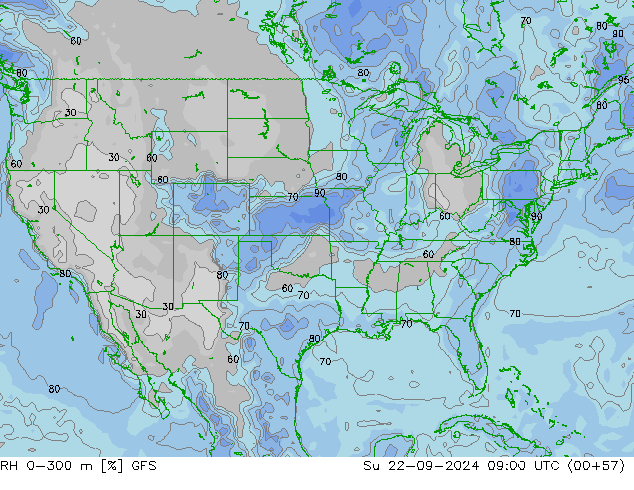 RV 0-300 m GFS zo 22.09.2024 09 UTC