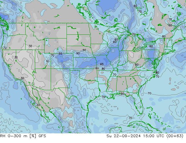 RV 0-300 m GFS zo 22.09.2024 15 UTC