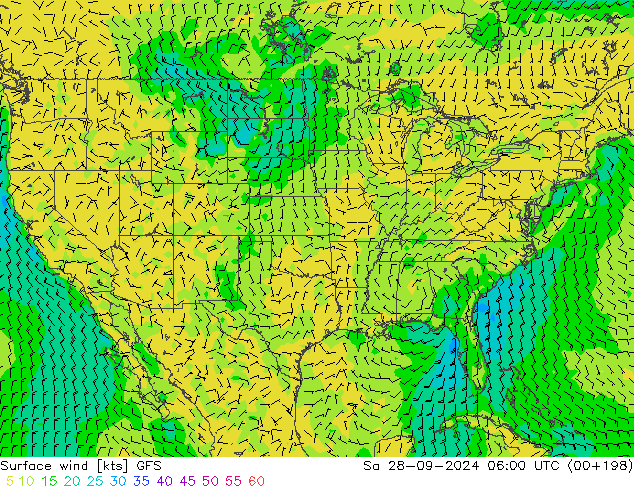  10 m GFS  28.09.2024 06 UTC