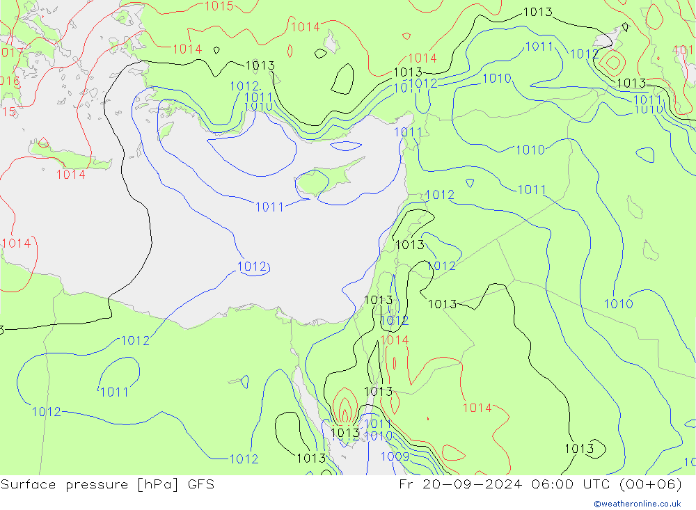 GFS: Fr 20.09.2024 06 UTC