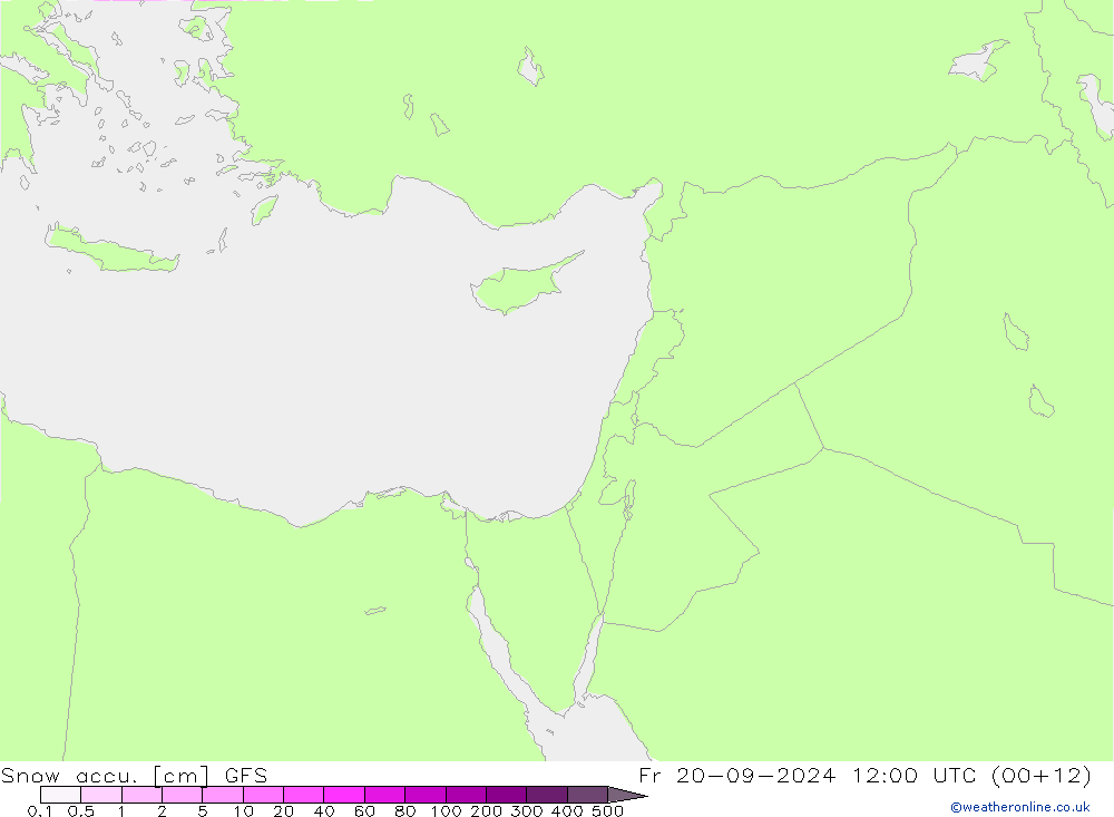 Snow accu. GFS Fr 20.09.2024 12 UTC