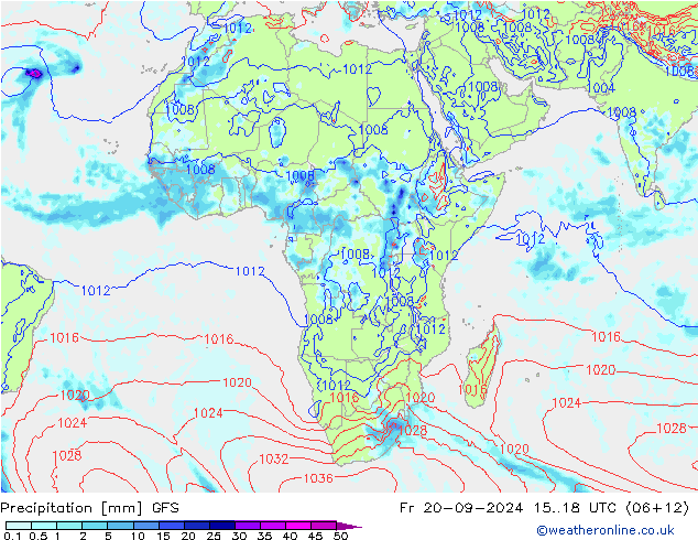 GFS: Pá 20.09.2024 18 UTC