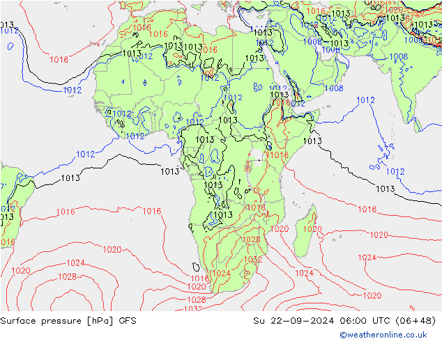 GFS: dom 22.09.2024 06 UTC