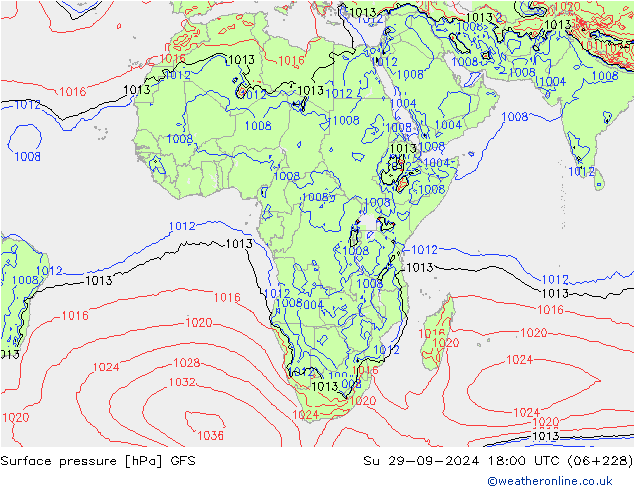 GFS: Вс 29.09.2024 18 UTC