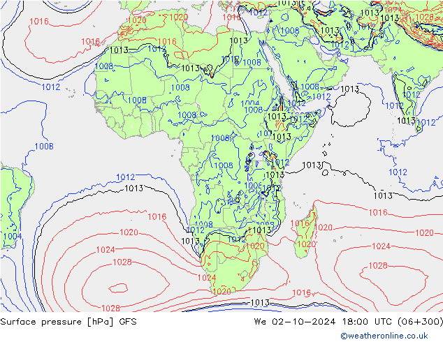 GFS: St 02.10.2024 18 UTC