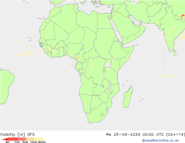 widzialność GFS śro. 25.09.2024 00 UTC